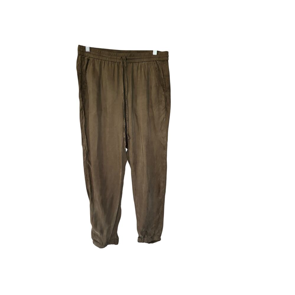 Johnny Was Olive Vintage Green Alice Joggers Pants Size Small
